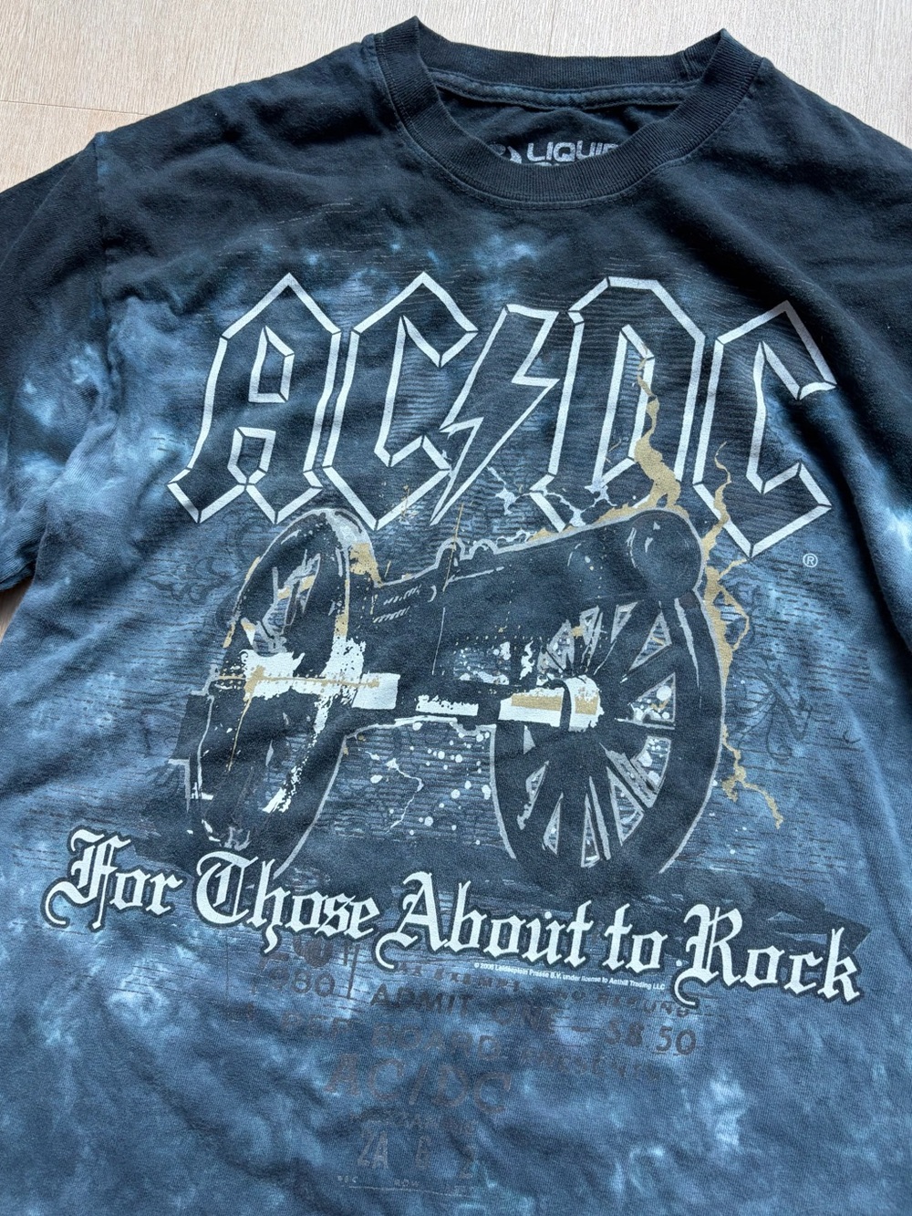 AC/DC Liquid Blue Shirt